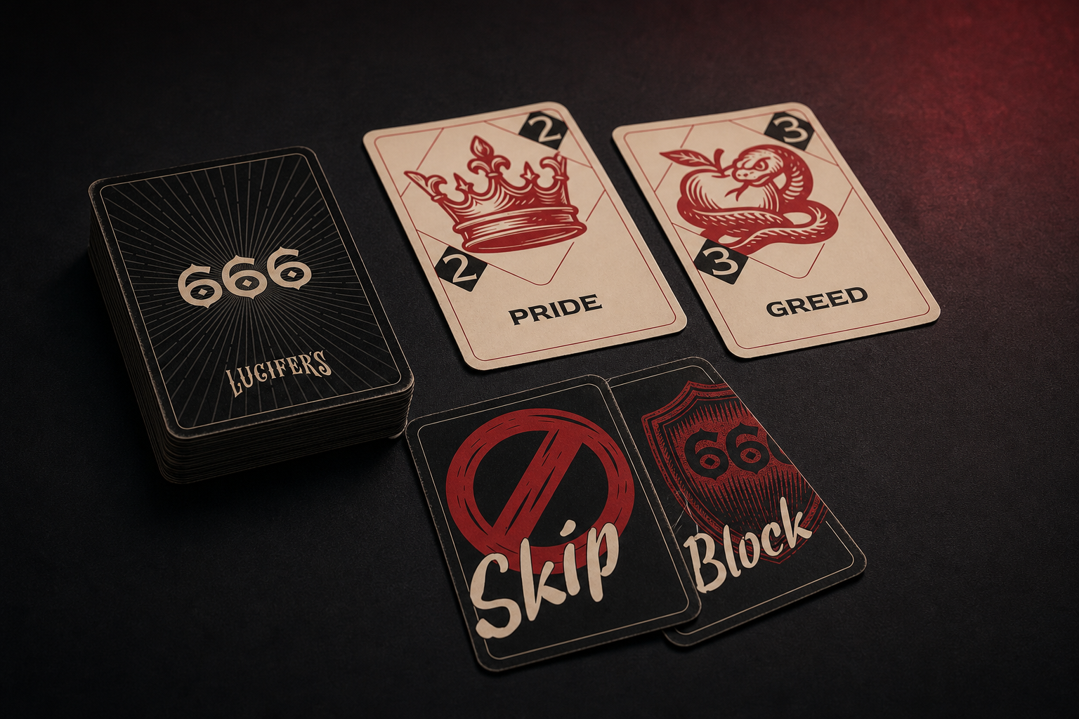 Lucifer's Gold physical card game